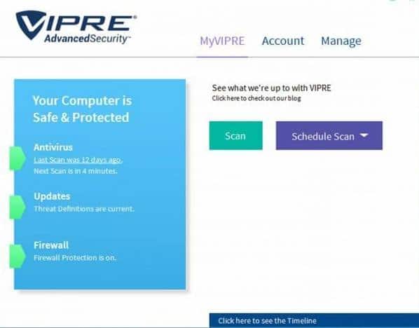 Vipre Advanced Security software