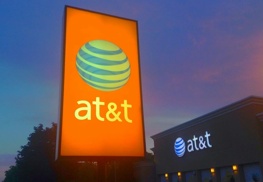 AT&T sign