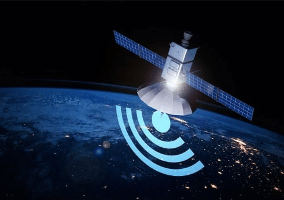 satelite internet over earth