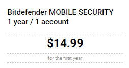 Mobile security pricing