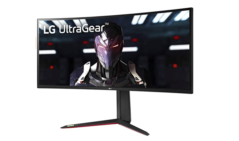 LG curved monitor