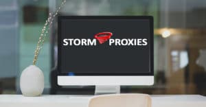 storm proxy on the screen