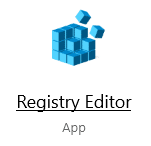 Registry Editor App icon