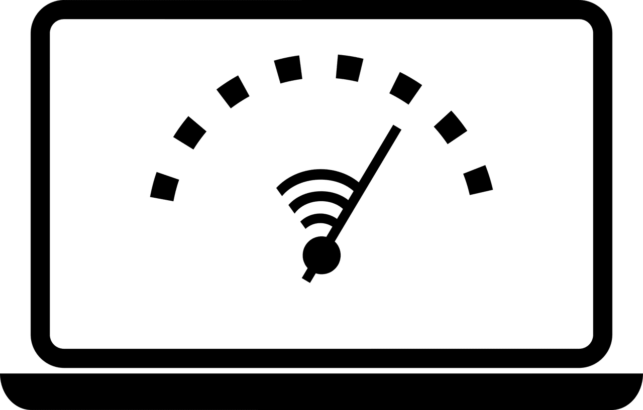 internet speed test icon
