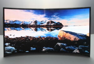 Curved OLED TV by Samsung