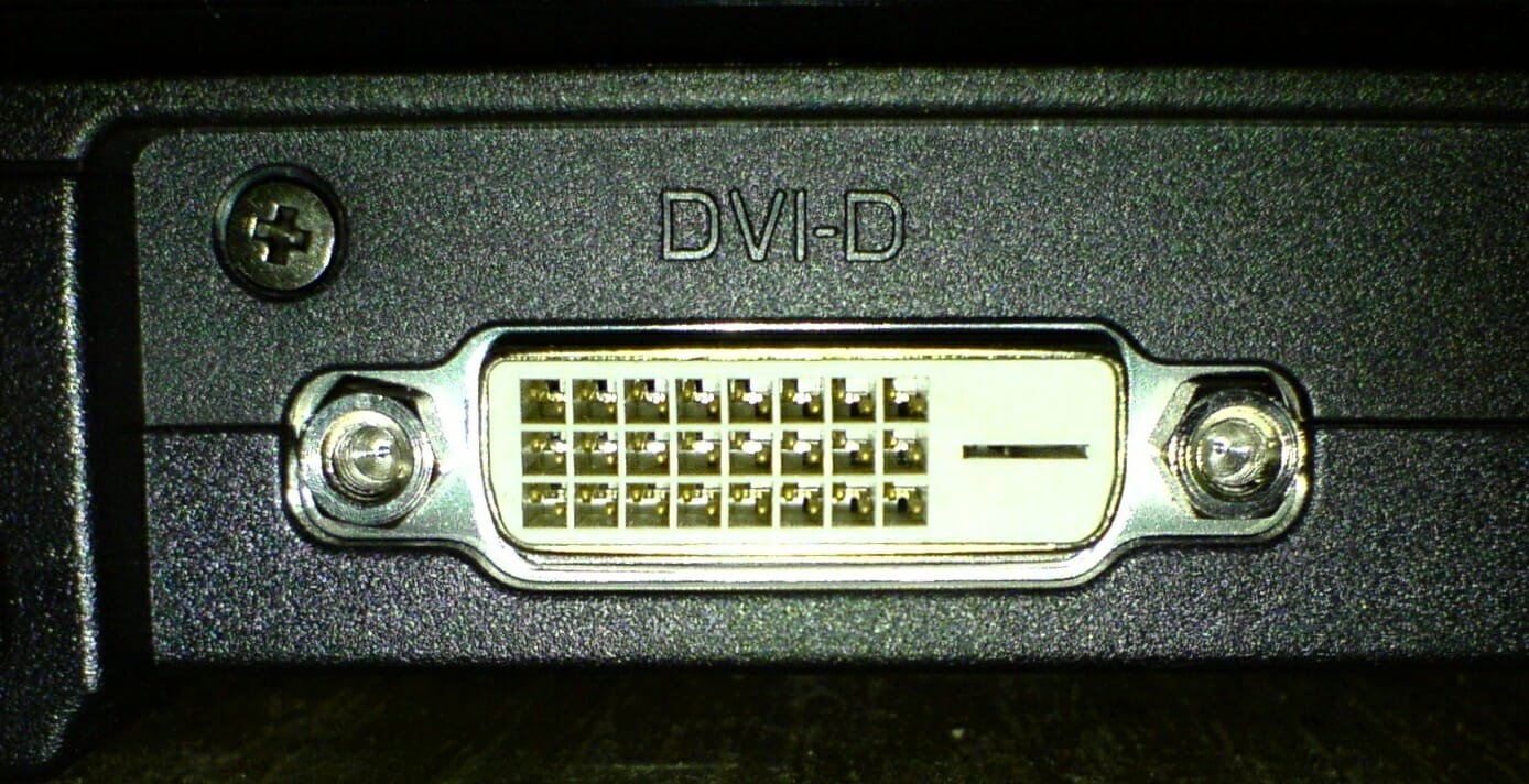 A DVI port