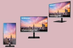 Samsung monitor from different angles