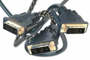 Three DVI cables