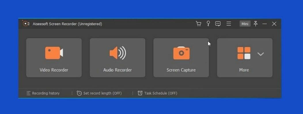 Aiseesoft Screen Recorder Features