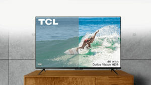 TCL large TV screen