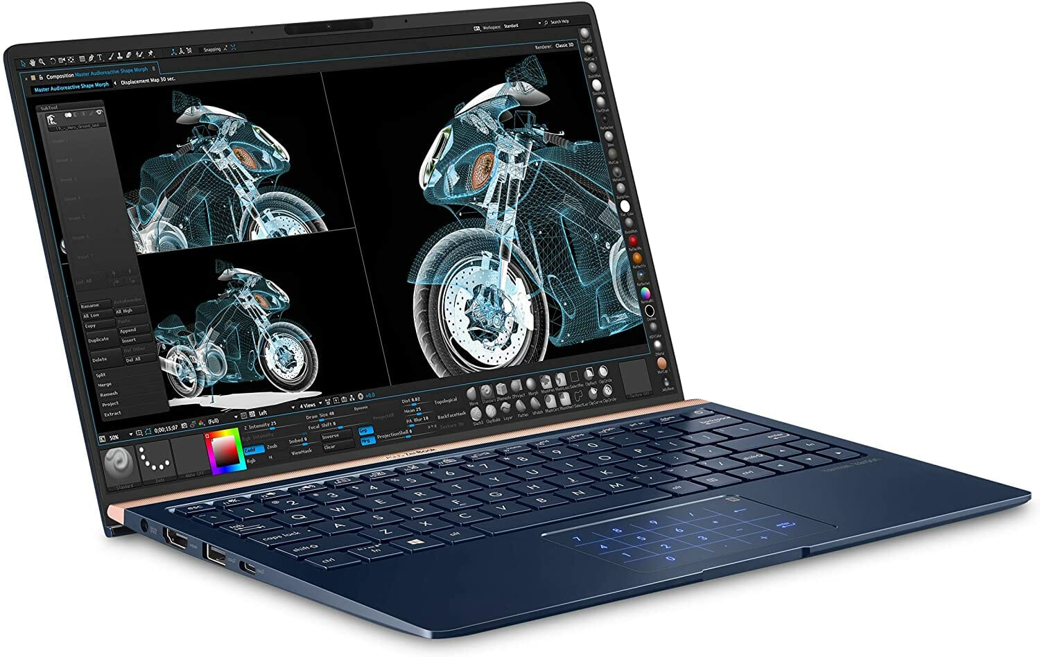  ASUS ZenBook 13 Ultra-Slim Laptop 