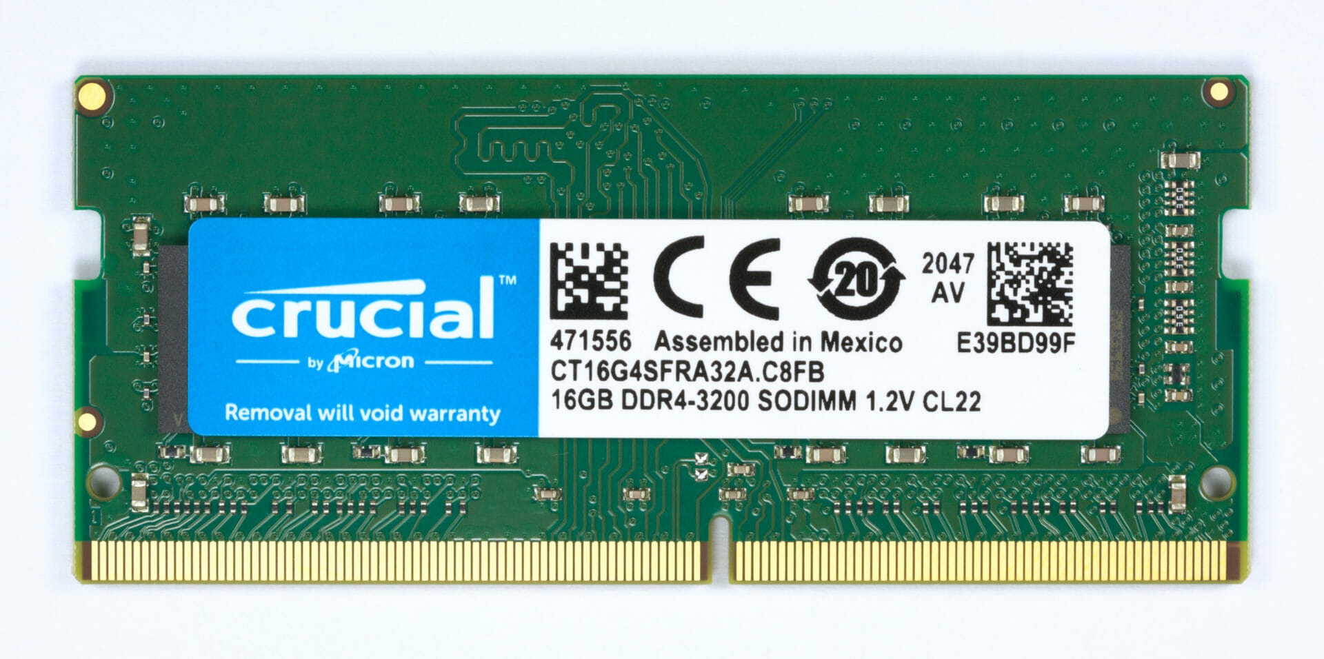 DDR 4 RAM SO-DIMM 16GB by Micron