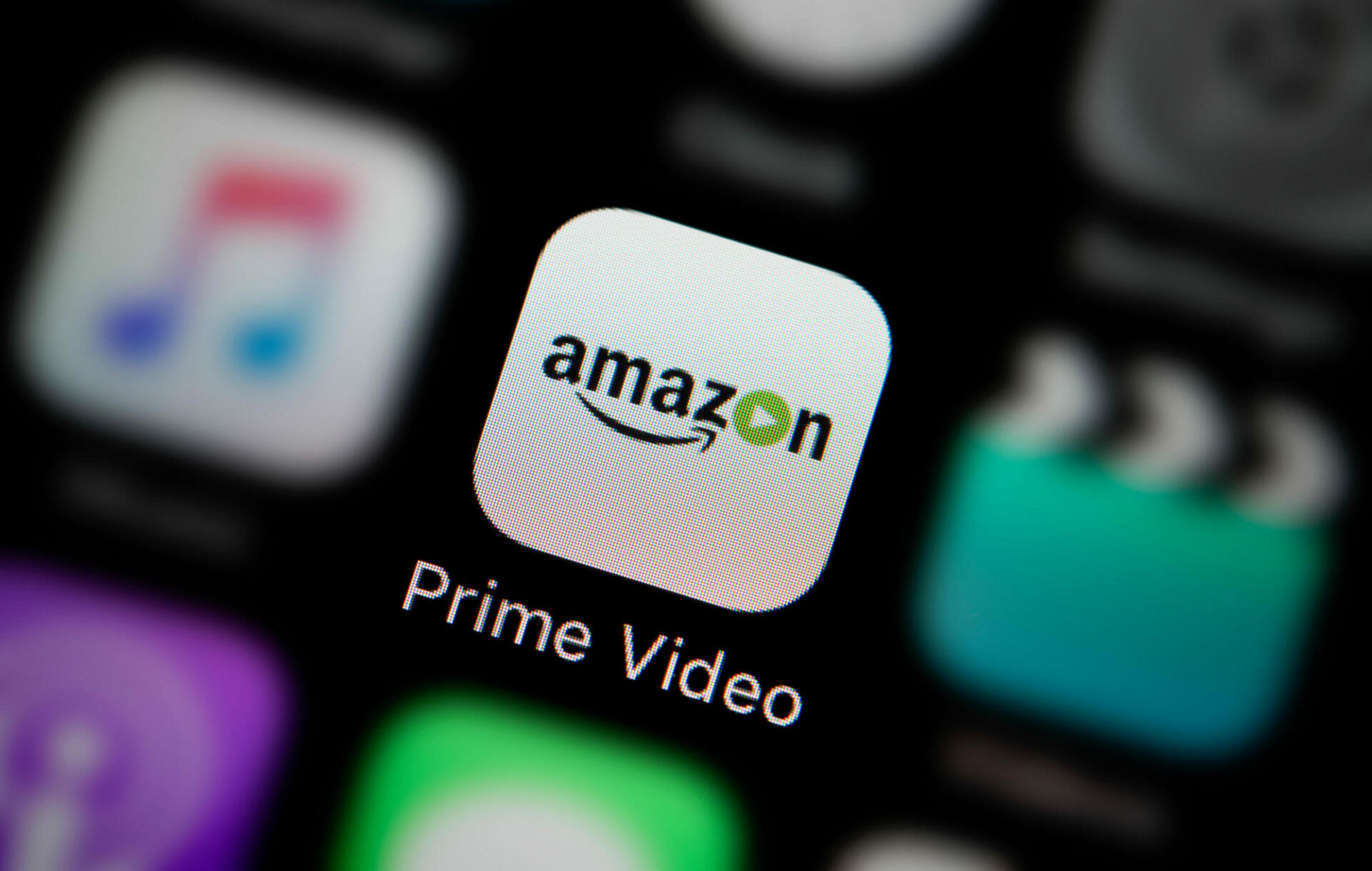 Amazon Prime Video app on a phone