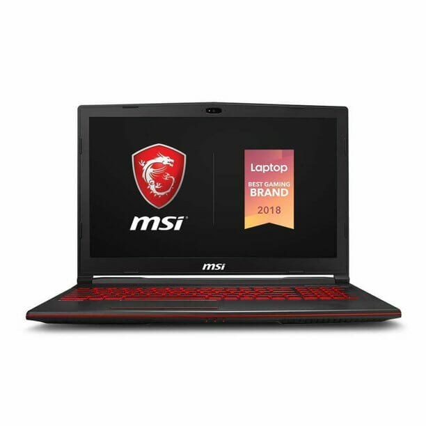 thin laptop by MSI