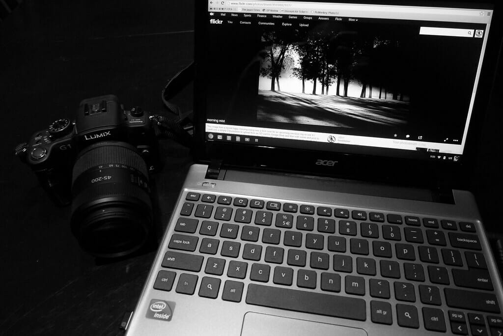 chromebook and camera