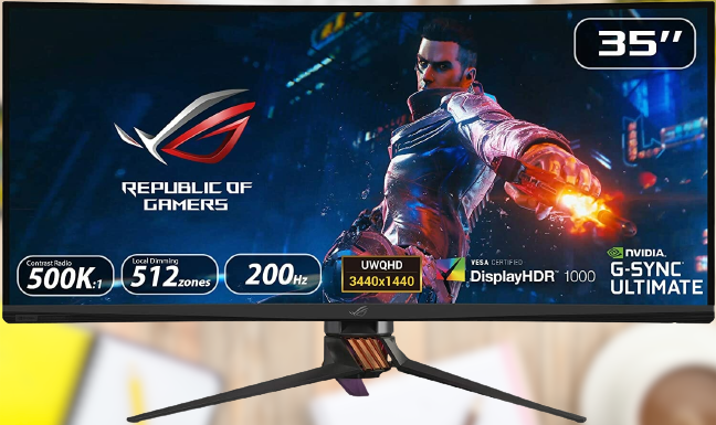 ASUS ROG Swift PG35VQ 35” Curved HDR Gaming Monitor