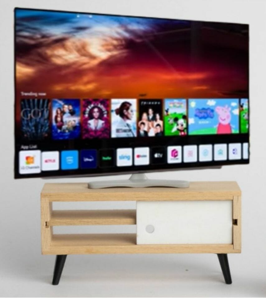 LG TV in a living room