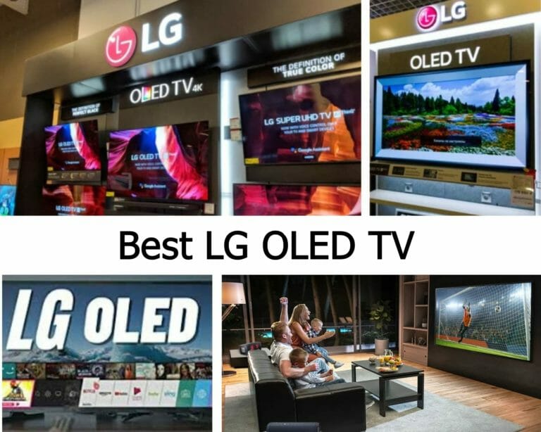 LG TVs collage