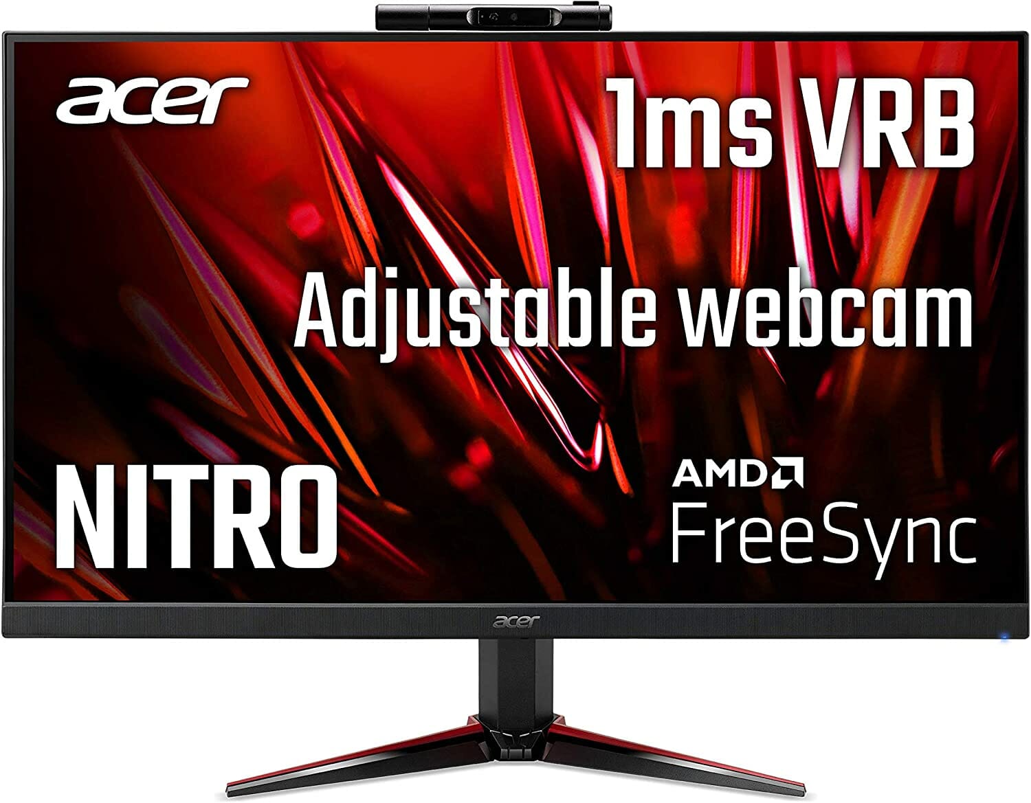 Acer Nitro VG240Y Dbmipcx 23.8" Full HD (1920 x 1080) IPS Zero-Frame AMD FreeSync Gaming Monitor