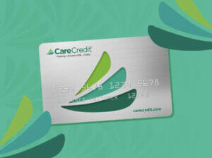 Cartooned green care credit