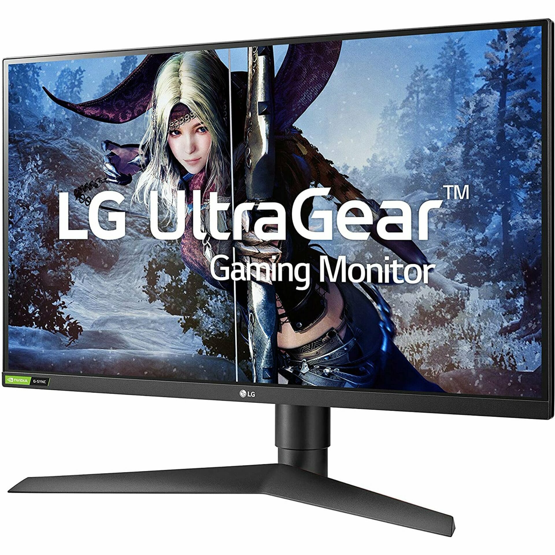 LG 27GL83A-B 27 Inch Ultragear QHD IPS 1ms NVIDIA G-SYNC Compatible Gaming Monitor