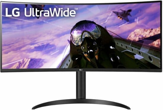Ultra wide curved monitor by LG