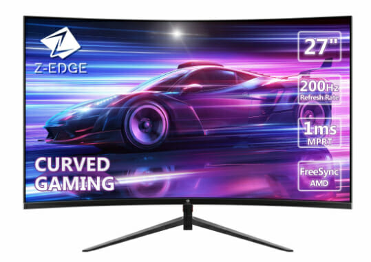 Z-EDGE UG27 27-Inch LED Curved Gaming Monitor